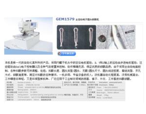 GEM1579 Electronical eyelet machine