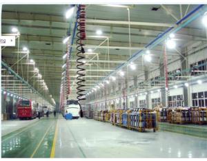 Induction lamp in new workshop of Zhenzhou Yutong Bus Co. Ltd.