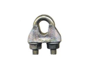 Din 1142 wire rope clips,yellow chromated