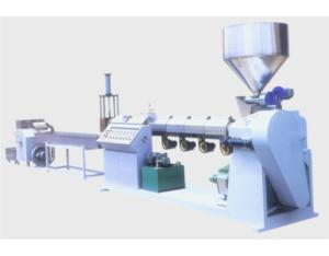 Vented recycling and mixing color making granular extruder