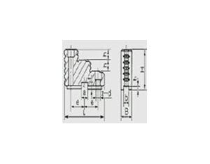 K11K11/ three-jaw self-centring chuck jaws