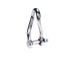 Stainless steel twist shackles