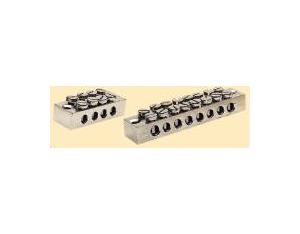 Nickel plated solid brass earth terminal blocks