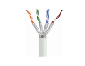 Double shielded twisted 4 pair category 7 cable