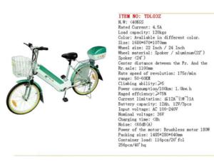 Name: Electric Vehicle 
Item: electric bike-1