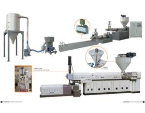 Double-ranks Recycling & Granulating System