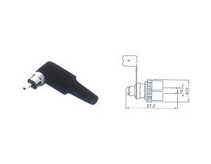 CQ-8313 RIGHT ANGLE RCA PLUG