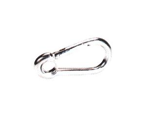 Snap hooks with eyelet,zinc plated 