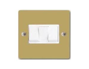 Flat Plate Satin Brass