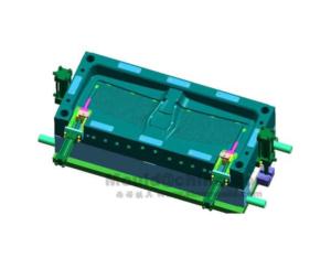 gas aided injection mould