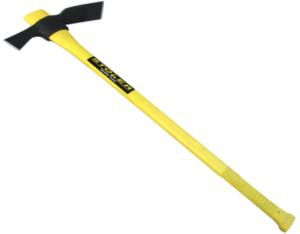 CUTTER MATTOCK W/PLASTIC COATED FIBERGLASS HANDLE