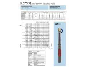 3.5SD1 PERIPHERAL SUBMERSIBLE PUMPS