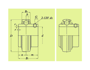 Ball Spherical radial ball bearing