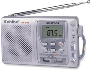 KK-979 FM/TV/MW/SW DIGITAL 10-BAND WITH ALARM CLOCK RADIO