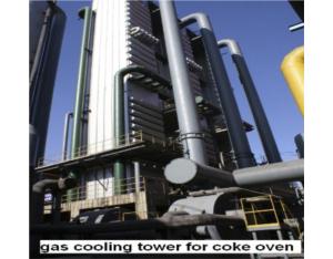 gas cooling tower for coke oven
