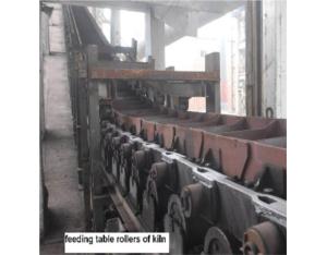 feeding table rollers of kiln