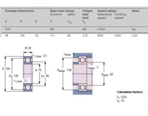 6306Deep groove ball bearings