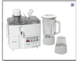 Blender(1.0L),Grinder,Juicer,Chopper