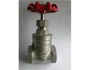 Stainless Steel Gate Valve with Female Threaded Ending