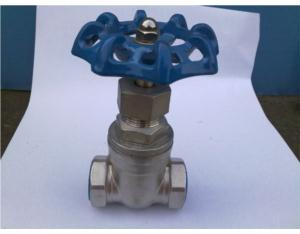 Stainless Steel Gate Valve with Female Threaded Ending