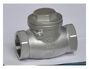 Stainless Steel Swing Check Valve with Female Threaded Ending