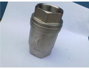 Stainless Steel Vertical Lift Check Valve with Female Threaded Ending