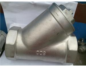 Stainless Steel Y-Strainer with Female Threaded Ending