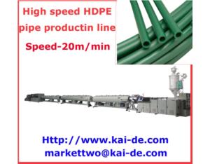 Water supply HDPE pipe making machine