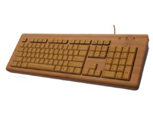 full natural bamboo 104 keys wired bamboo keyboard