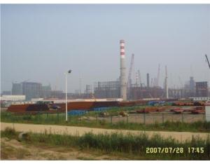 Sinopec Qingdao Refinery Power Center installation works