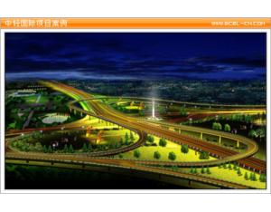 The daqing SaHuan east road overpass lighting and environmental engineering