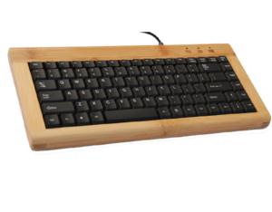 Environmental protection natural bamboo wired bamboo keyboard with 88 keys