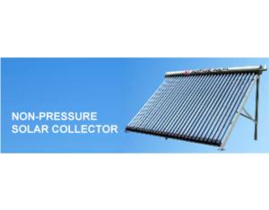 Non-pressure solar collector