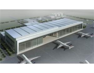 Shanghai pudong international airport Boeing hangar engineering