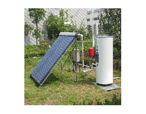 Heat pipe split solar water heating systems