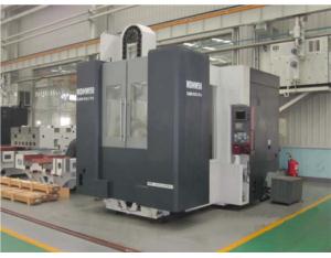 Five-axis horizontal machining center