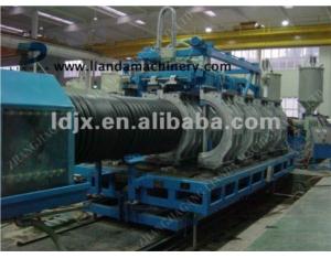 PE/HDPE Double Wall Corrugated Pipe Production Line
