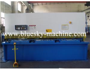 hydraulic swing beam shearing machine