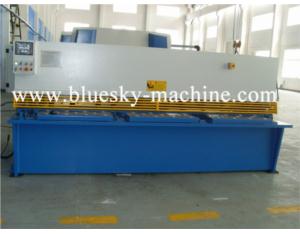 NC hydraulic swing beam shearing machine