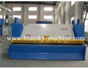 NC hydraulic guillotine shearing machine