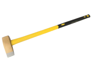 Full plastic fiber stalk firewood sharp axe