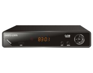 DVB-T2 2205 set top box with MPEG5