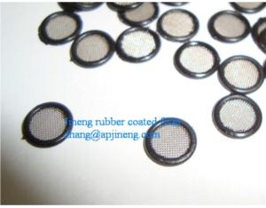 rubber coated mesh filter