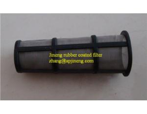 rubber coated mesh filter