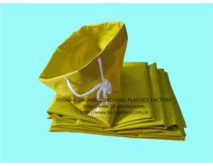 Yellow PVC positive pressure ventilation duct