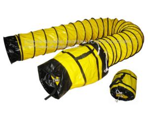 PVC flexible duct with carriage bag