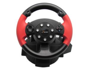 PS3/PS2/PC/XBOX360 4IN1 WIRED STEERING WHEEL WITH VIBRATION FT33D5