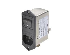 Compact filtered power entry module