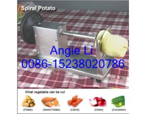 Stainless steel manual Tornado Potato Chips Twister machine