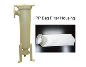Plastic filter housing